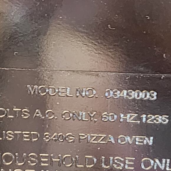 PRESTO Pizzazz Pizza Oven Baking Pan Replacement 0343003 - Picture 4 of 4